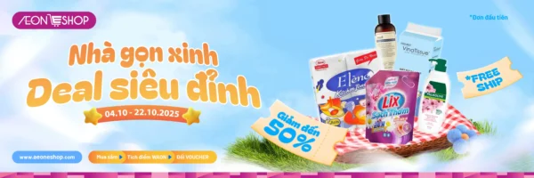 AEON SHOP – Nhà Gọn Xinh, Deal Siêu Đỉnh giảm đến 50%+