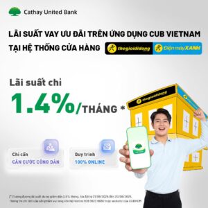Cathay United Bank Android – Mở tài khoản ngân hàng trực tuyến
