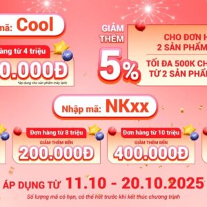 Nguyễn Kim – Sinh Nhật Cực Hời, nhập mã COOL giảm tới 700K