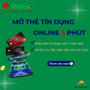 VPBank Thẻ Direct – Thẻ thanh toán tiện lợi, kích hoạt nhanh
