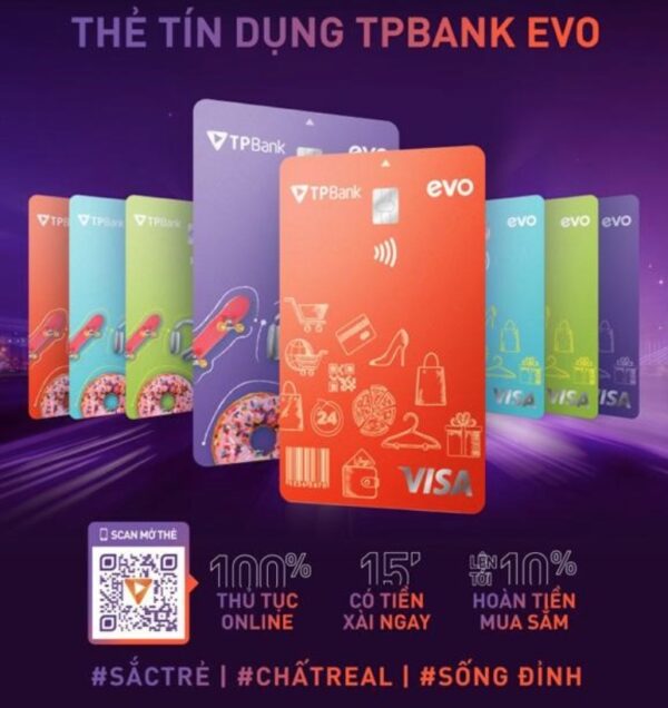 EvoCard – Mở thẻ tín dụng online dễ dàng