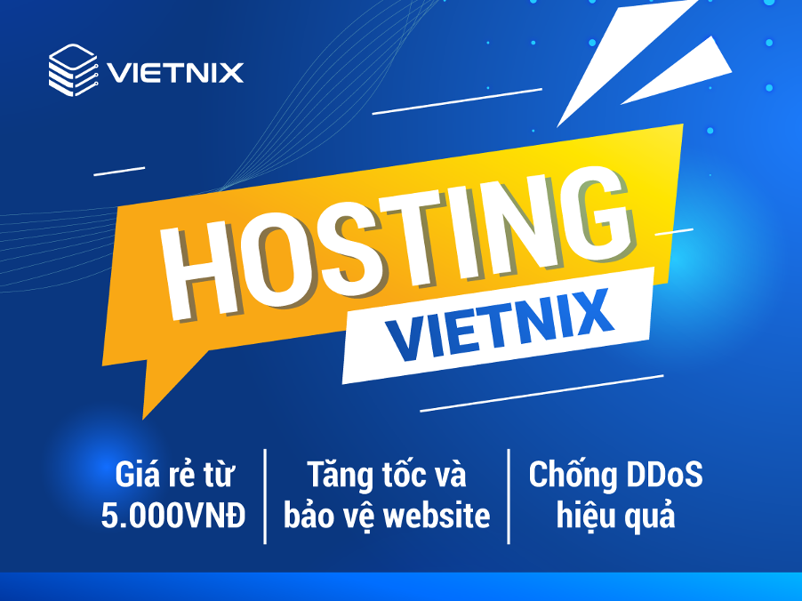 Dịch vụ Vietnix.vn – Hosting và VPS chất lượng cao tại Việt Nam