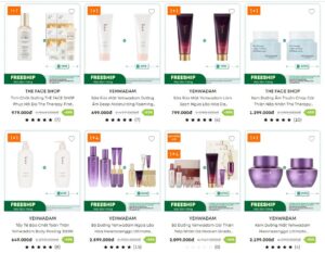 THE FACE SHOP Săn Deal Đón Tết Rạng Rỡ